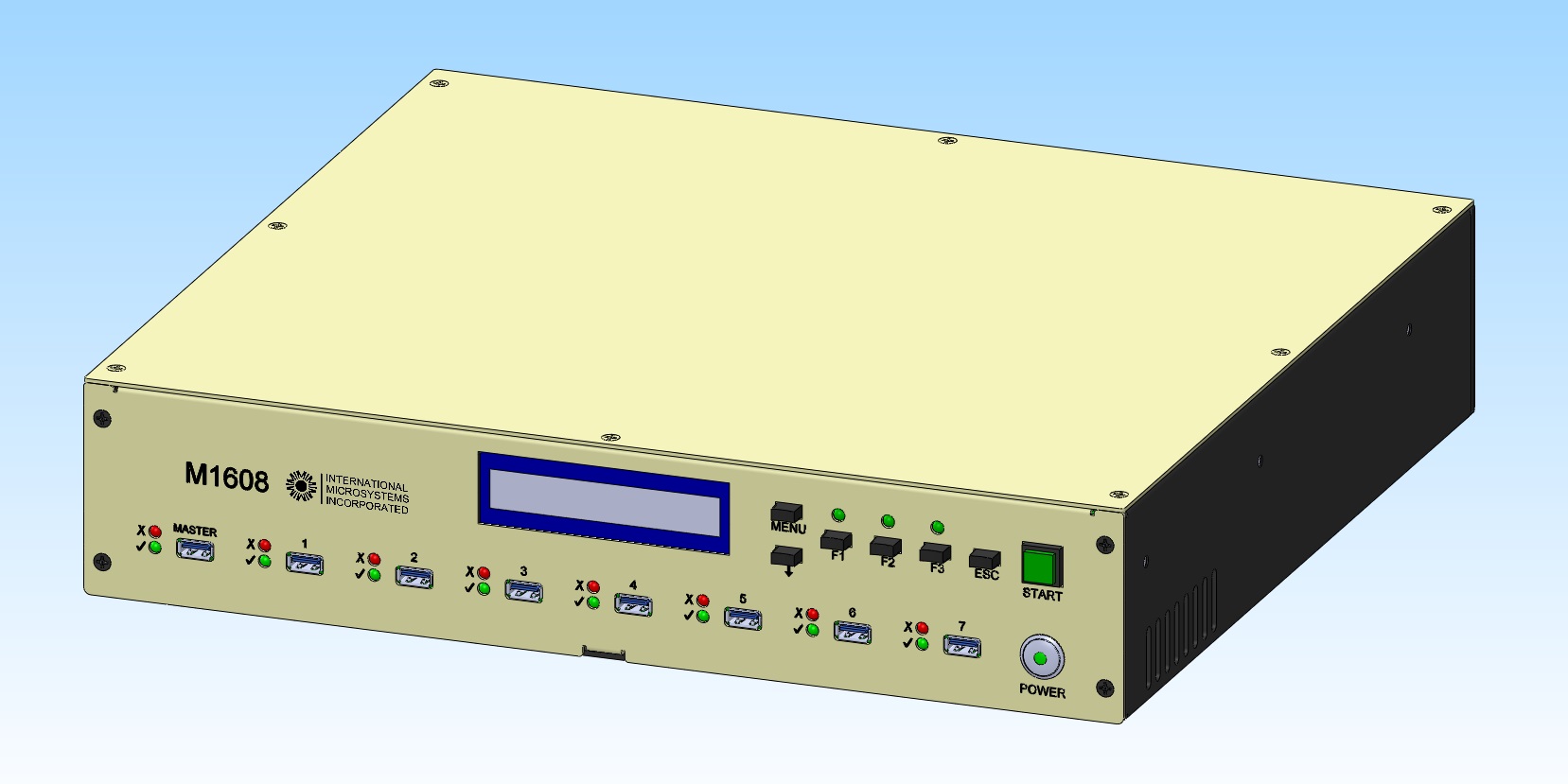 M1600 8 slot USB Duplicator